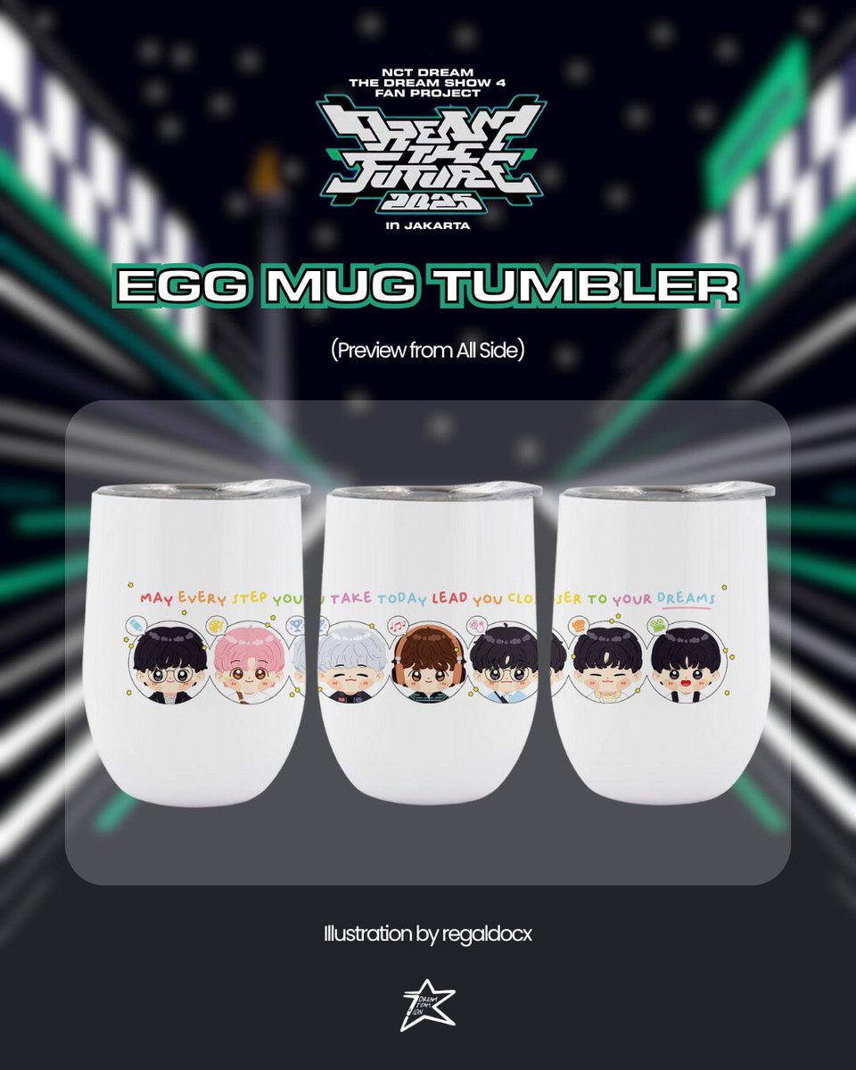NCT Dream Project Indonesia (@7dreamteam_idn) on Twitter photo ๐ Egg Mug Tumbler โ Rp 115,825 ๐
Illustration by <a href="/regaldocx/">j. โ comms open.</a>
Setiap donasi untuk merchandise โEgg Mug Tumblerโ akan menerima satu buah egg mug tumbler.
Tumbler yang digunakan adalah stainless steel double wall berbentuk egg mug 350ml, dengan ketahanan suhu ยฑ4 jam. ๐ Egg Mug Tumbler โ Rp 115,825 ๐
Illustration by <a href="/regaldocx/">j. โ comms open.</a>
Setiap donasi untuk merchandise โEgg Mug Tumblerโ akan menerima satu buah egg mug tumbler.
Tumbler yang digunakan adalah stainless steel double wall berbentuk egg mug 350ml, dengan ketahanan suhu ยฑ4 jam.