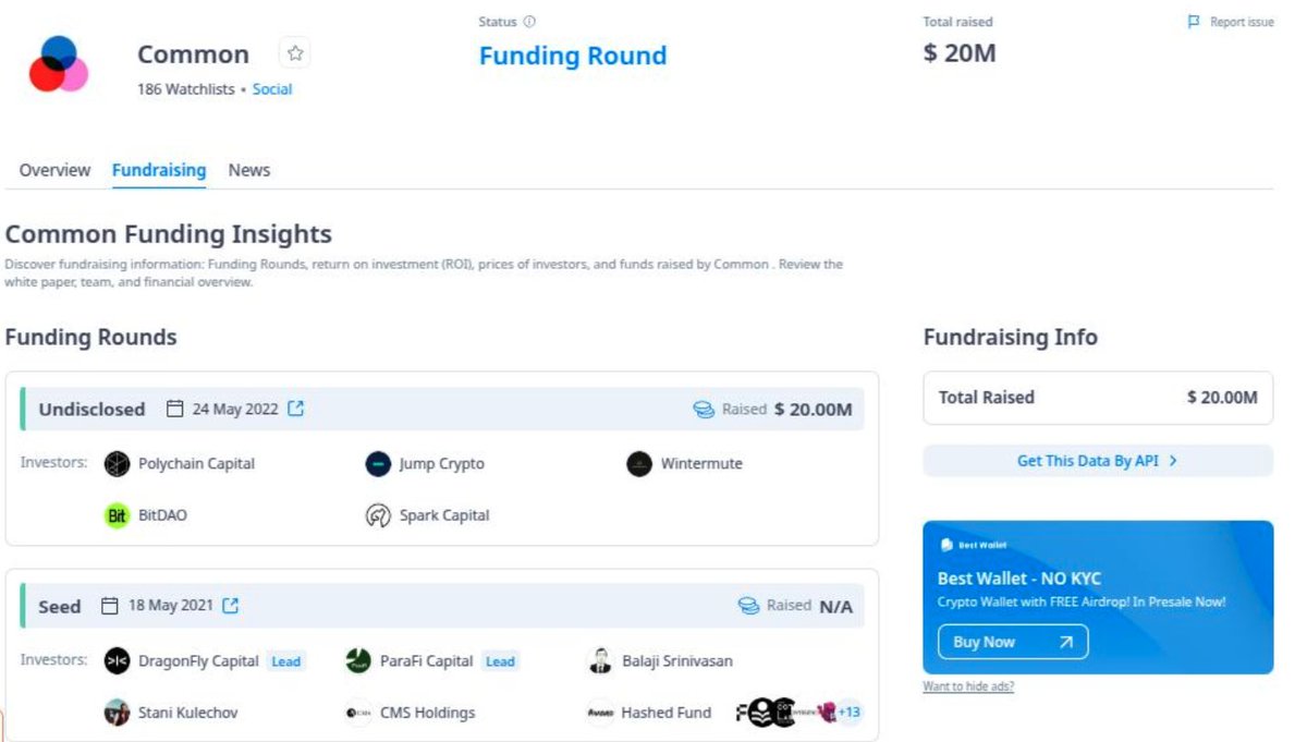 1/ Commonxyz Yatırımcıları 
- DragonFly Capital, Coinbase Ventures, Polychain Capital, HashKey Capital ve diğerlerinden $20M değerinde yatırım topladılar 

2/ Commonxyz Nedir ?
- <a href="/commondotxyz/">Common</a>  kripto projeleri için bir topluluk kurma platformudur. Kendi topluluğunu açarsın,
