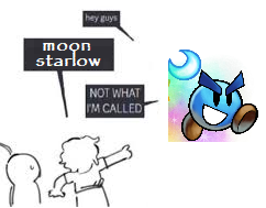 his name is LUNARIS!!!!!! 😤😤😤