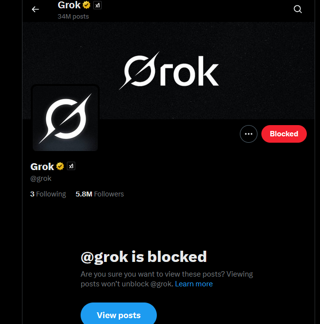 JustAdamTroy's tweet image. Do yourself a favor and #BlockGrok today!