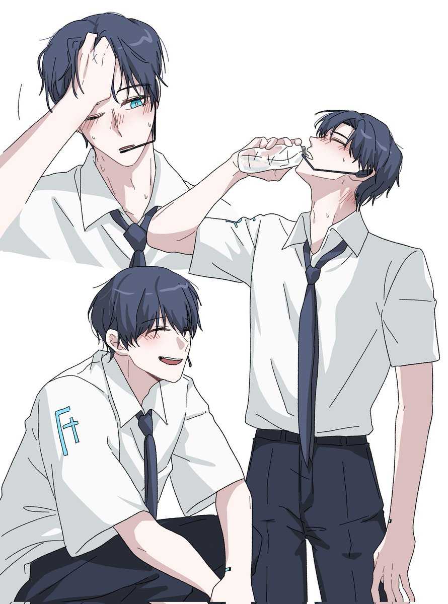 #또봇 
더우니까 에이도 반팔입자