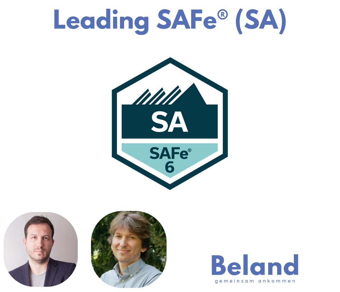 MatthiasBeland's tweet photo. Leading SAFe® 6.0 (SA) – Garantierte Durchführung
Wann? 🗓️21. und 22. August 2025
Starte Deine Reise zu Agile Leadership und werde Certified Leading SAFe® 6.0 Agilist (SA).😎
https://t.co/j24PaT39WV https://t.co/sZG1R6molR
