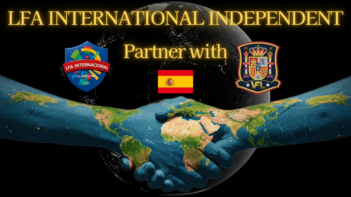 ⚽LFA INTERNATIONAL INDEPENDENT⚽

🤝Partner🤝

🇪🇦Spain🇪🇦

We create designs for clubs and organisations who want to partner with us so send us a DM if you're interested

#FC25 #EAFC25 #EAFCClubs #ProClubs #ClubsPro #International #Global #World #RT #Share #RP