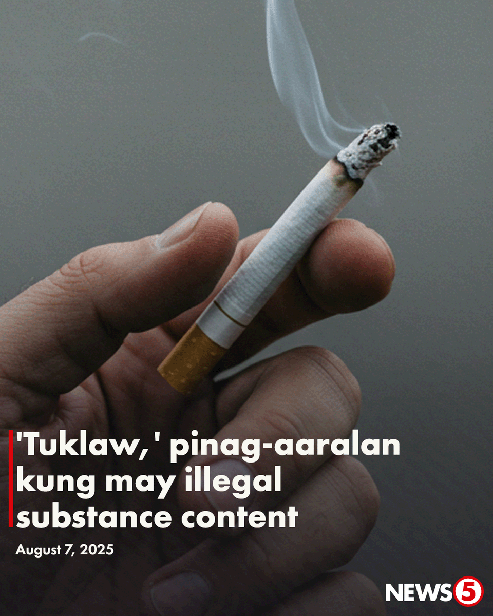 POSIBLENG MAY ILLEGAL CONTENT? Hinihintay na ng Philippine Drug Enforcement  Agency (PDEA) ang laboratory results sa kontrobersyal na sigarilyong 