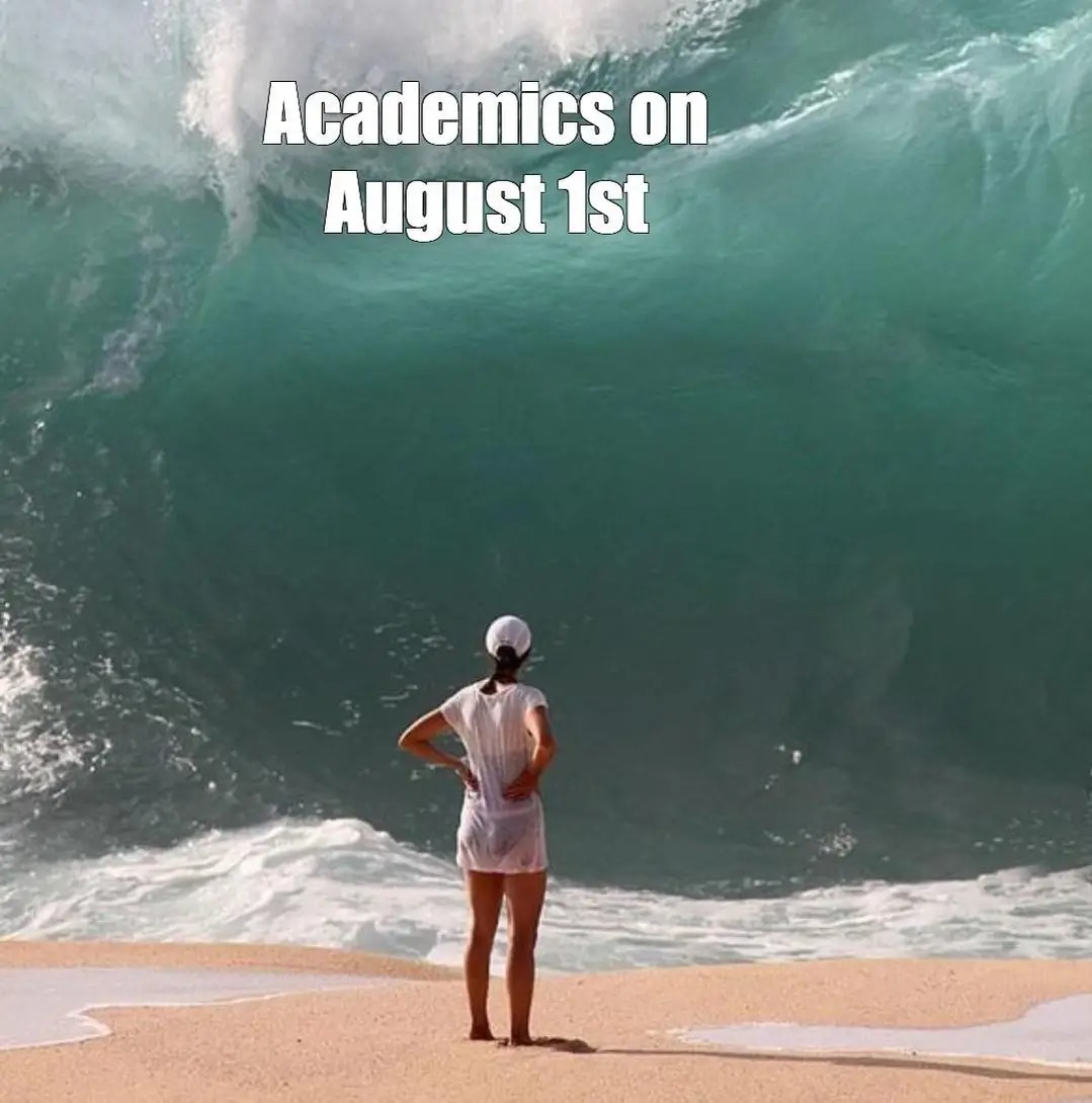 I always had an issue with word limits and deadlines...

(Plus, this year there's no beach or sea in sight and in store).