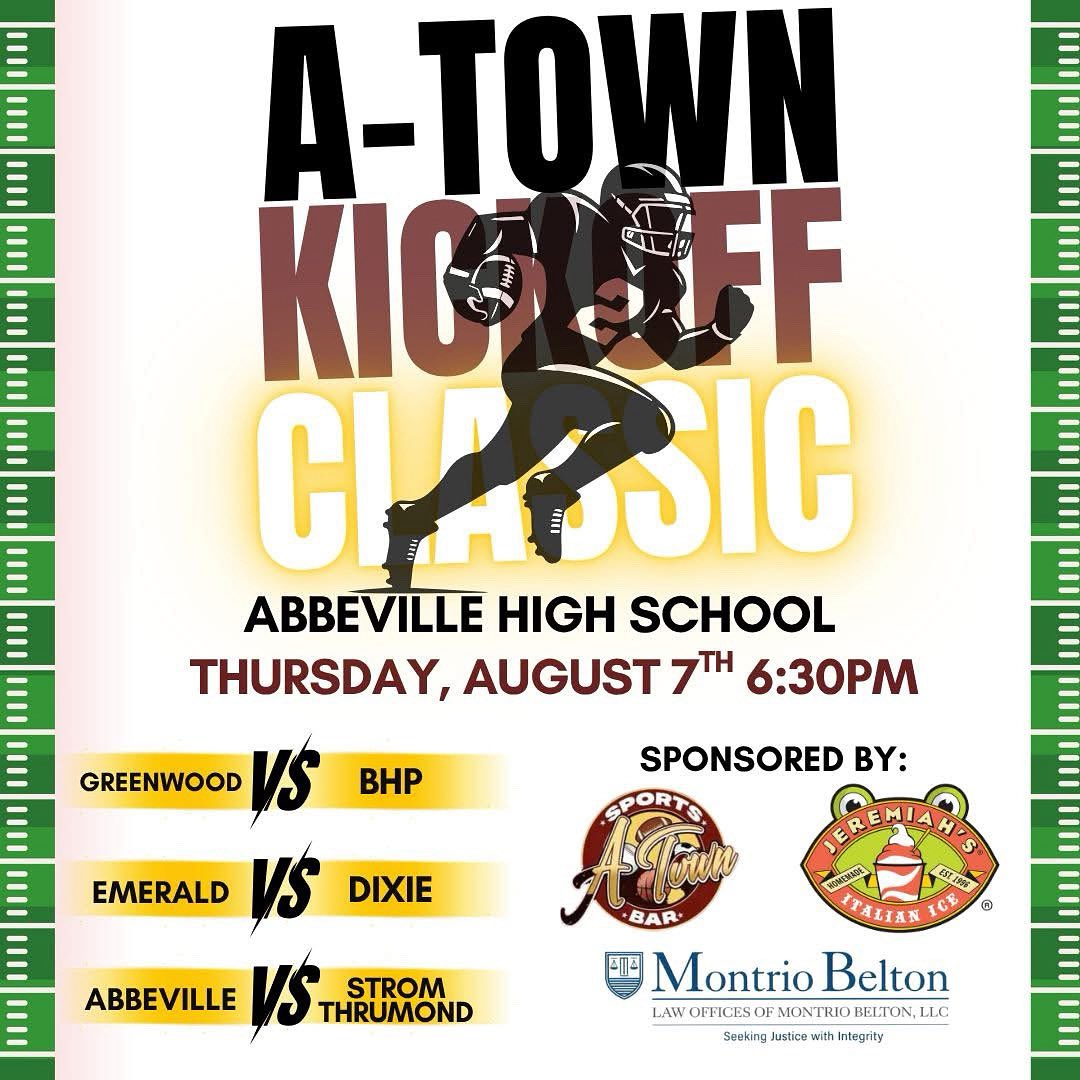 The 2025 season kickoff starts tonight at 6;30 in A-town. Tickets are $10 on GoFan or cash at the gate. 
#RepTheA