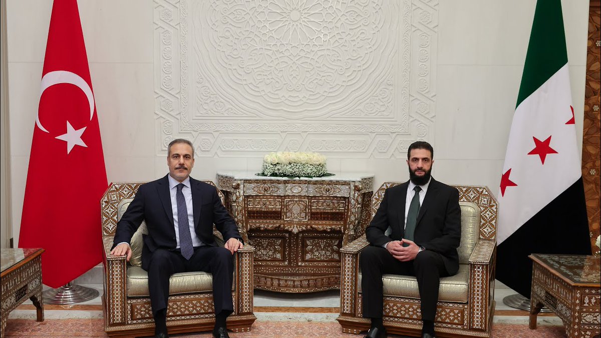 🇹🇷Türkiye's Ministry of Foreign Affairs Hakan Fidan <a href="/HakanFidan/">Hakan Fidan</a> to visit 🇸🇾Syria today, and will be received by Syrian President Ahmed Shara during the visit.

وزير الخارجية التركي هاكان فيدان سيزور سوريا اليوم، وسوف يستقبله الرئيس السوري أحمد الشرع خلال الزيارة.