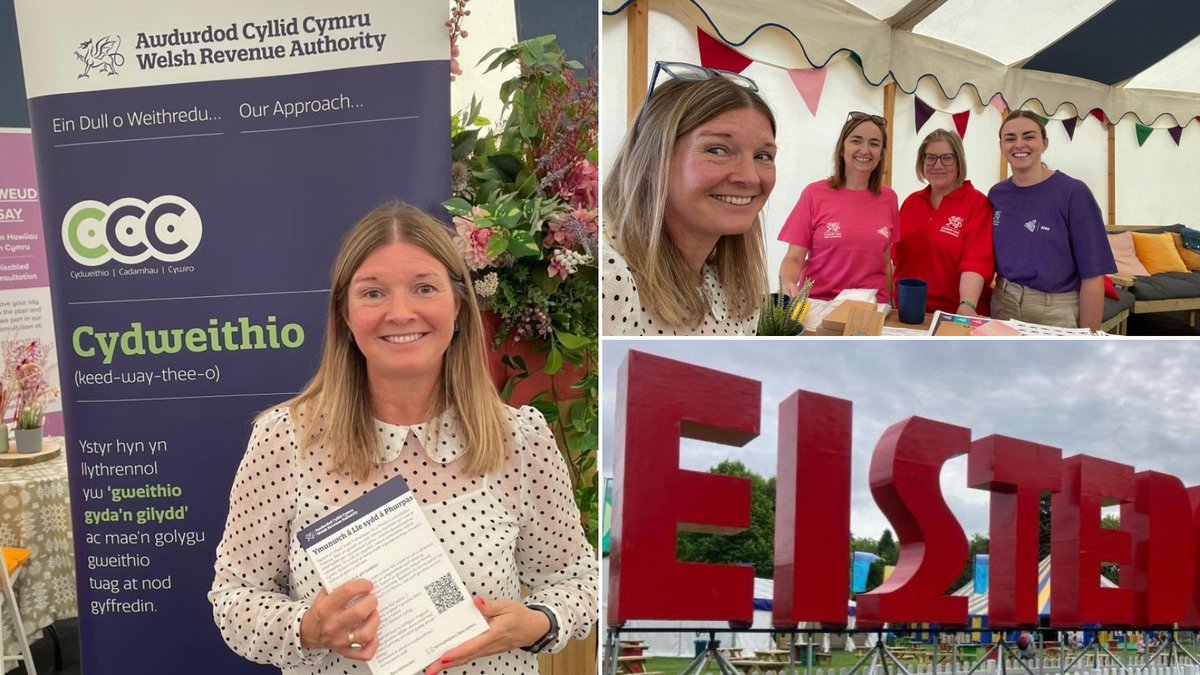 Visiting the Maes today at <a href="/Eisteddfod_eng/">eisteddfod_eng</a>? 

Come over to the <a href="/WelshGovernment/">Welsh Government</a> tent (332) to learn more about the WRA and our Welsh way of doing tax. 

View the prototype for our visitor accommodation registration service and talk to us about working together. 

#Steddfod2025