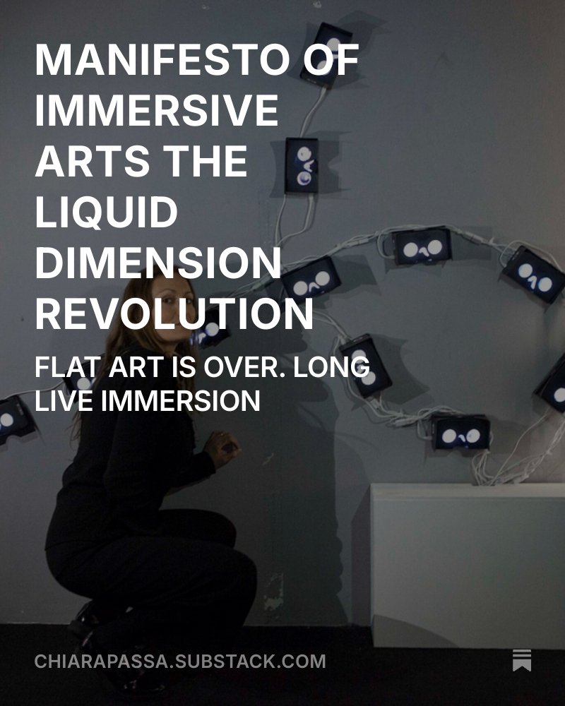 ChiaraPassa1's tweet image. I love #mailinglists ,remind me of the nineties, when using nettime, Netbehaviour, spectre, mute, yasmin, and many others to communicate #art widely.
I started posting on #substack I hope to read you also there chiarapassa.substack.com/p/manifesto-of…