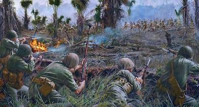 ManifestHistory's tweet photo. On This Day - The Battle of Guadalcanal Begins

1/ On August 7, 1942, the Battle of Guadalcanal launched, marking the Allies’ first Pacific offensive in WWII. U.S. Marines landed on the Solomon Islands to seize a Japanese airfield, sparking a 6-month campaign against 36,000 Japanese troops. Over 60,000 Allies, mostly U.S., fought in jungles, skies, and seas, costing ~31,000 casualties. Henderson Field’s control defined the struggle, halting Japan’s advance. This thread details the landings, battles, and toll—a brutal turning point that shifted WWII’s momentum.