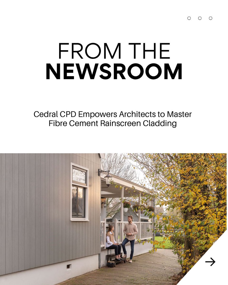 ArchitectsDF's tweet image. @CedralUK  new CPD demystifies rainscreen cladding with expert guidance on fire safety, ventilation and design. Keep your projects compliant and stunning.

Read more here.👉architectsdatafile.co.uk/news/ventilate…

#ArchitectCPD #RainscreenCladding #BuildingRegulations #ADF #ArchitectsDatafile