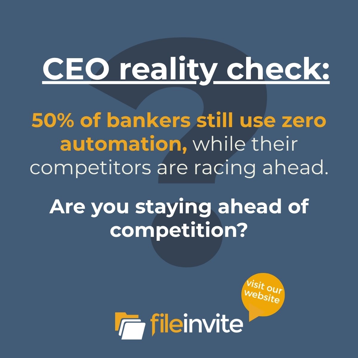 50% of bankers still use zero automation while competitors race ahead.
Manual loan origination costs customers and revenue. 78% of borrowers demand digital experiences—are you delivering?

BayFirst processed 12 months of loans in 2 months.

👉 hubs.ly/Q03B3-y50
