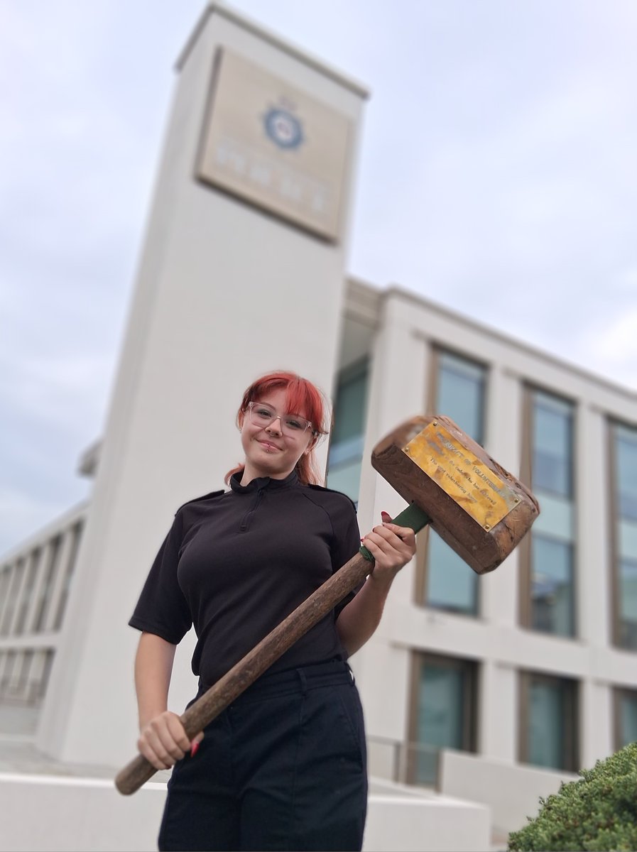 Our Impact of Volunteering trophy is awarded each year to our cadet with the most hours of volunteering
Community volunteering is both a key aspect to gaining a DofE award &amp; also learning about Neighbourhood Policing

#CommunityCadet 
#DofE 
#LeedsSouth 
#BigWoodenMallet 
#Winner