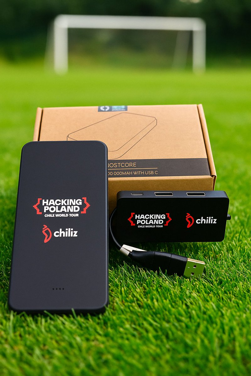 🏆 WYGRAJ pamiątkę z HACKING POLAND od <a href="/Chiliz/">Chiliz - The Sports Blockchain</a>!
         🔋 Powerbank + 🔌 Hub USB

✅ Obserwuj <a href="/Piottmen/">Piott ⚽️ | ☄️🌶️</a>  &amp; <a href="/ChilizPoland/">Chiliz_Poland 🌶</a> 
❤️ Polub
🔁 RT, skomentuj i oznacz 3 znajomych

⏰ Do 12.08!

#Chiliz #Pepper #Football