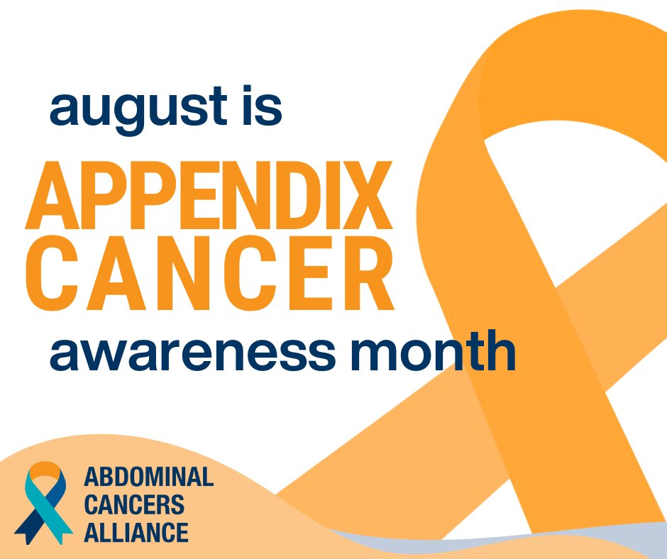 Abd_Cancers's tweet image. 🧡 August is #AppendixCancerAwarenessMonth!

This rare cancer is rising, especially in young adults, yet it’s often misdiagnosed. 

Help raise awareness, share, donate, &amp;amp; learn more:

👉 abdominalcancers.org/appendix-cance…
#TurnAugustAmber #AmberforAppendixCancer