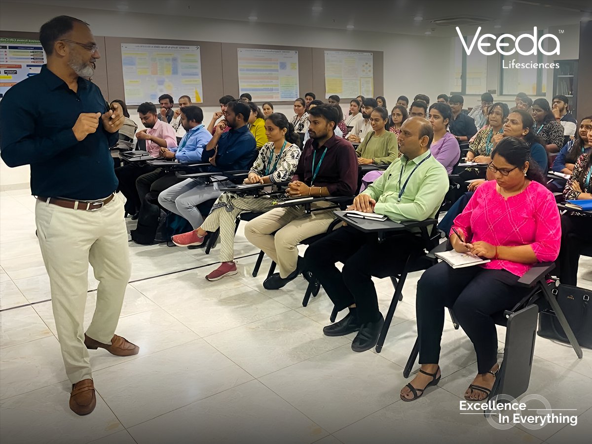 Setting New Standards in Regulatory Excellence!
We're proud to share that Veeda Lifesciences recently conducted a comprehensive Good Laboratory Practices (GLP) training program at our Satyamev Corporate Office, reinforcing our unwavering commitment to regulatory excellence.