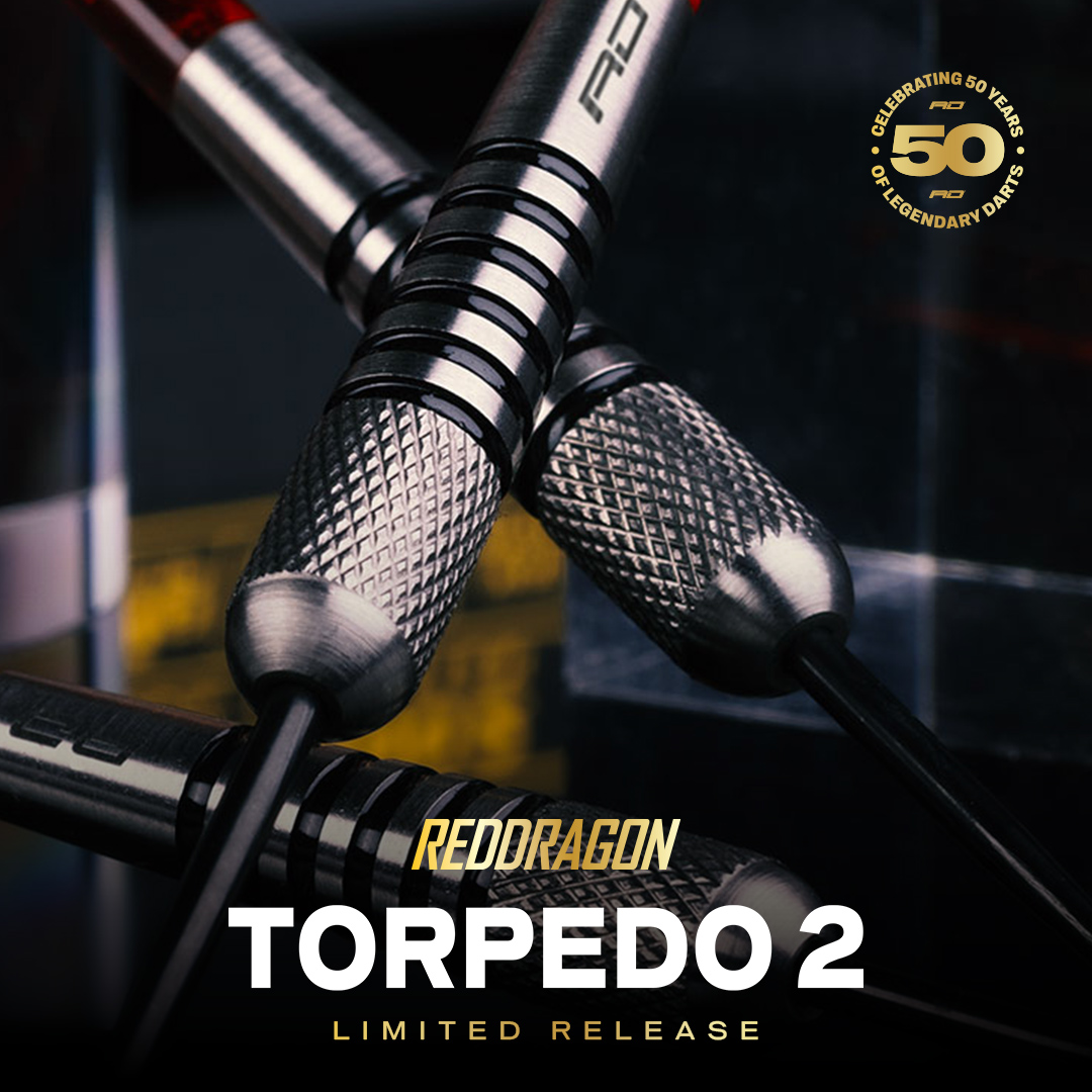 Premier Darts Official (@premierdarts) on Twitter photo The <a href="/reddragondarts/">Red Dragon Darts</a> Torpedo 2 brought serious innovation with an extreme tapered design the most front-loaded dart Red Dragon had ever engineered.
Built for power and control, it combines a bold ring grip, rounded edges, and classic front-end knurl to deliver effortless The <a href="/reddragondarts/">Red Dragon Darts</a> Torpedo 2 brought serious innovation with an extreme tapered design the most front-loaded dart Red Dragon had ever engineered.
Built for power and control, it combines a bold ring grip, rounded edges, and classic front-end knurl to deliver effortless