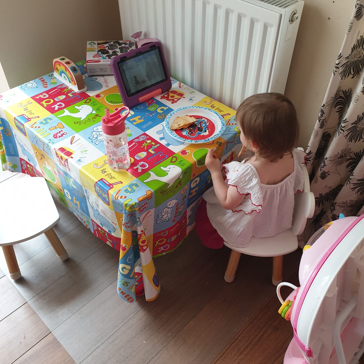 A moment of peace yesterday. I was able to look at this photo and just have fond memories of Isabelle. She also loved Pingu and pizza. They would no doubt be fighting over both by now and I'd be enjoying every second of the holidays with them. X #grief #childloss