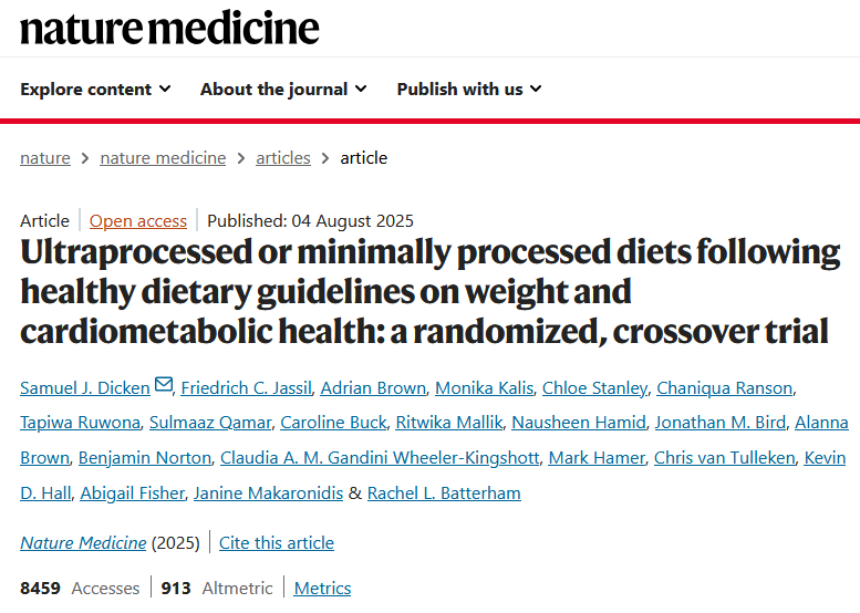 Marijn Raeven (@marijn3d) on Twitter photo The longest trial ever on ultra processed foods just dropped, and the findings are extremely interesting.
A thread.🧵 The longest trial ever on ultra processed foods just dropped, and the findings are extremely interesting.
A thread.🧵