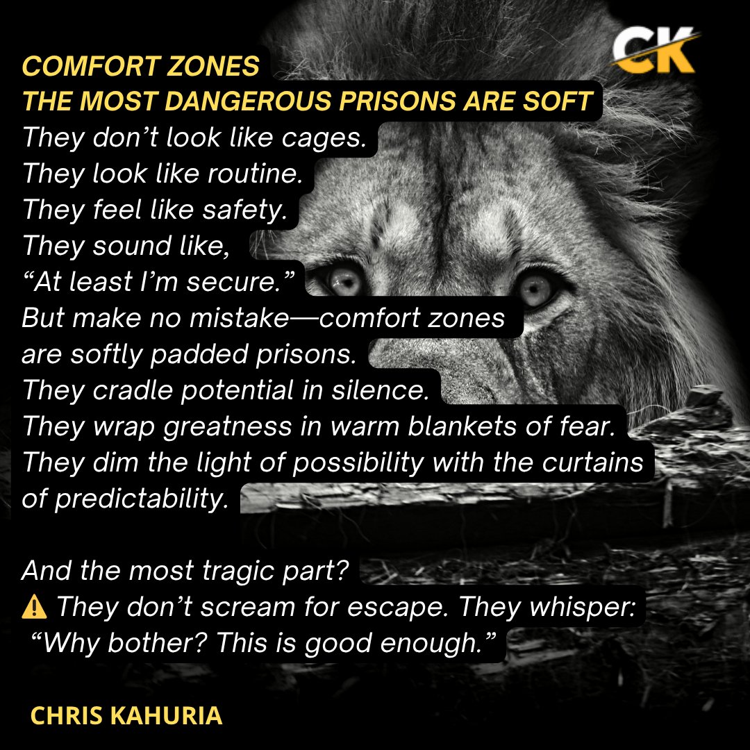 ChrisKahuria's tweet photo. 🌍 EXPOSURE is a Law — not hype.
Environment shapes identity.
Your brain absorbs what surrounds it.
Your dreams shrink or soar based on where you dwell.
- Want to grow? Shift your rooms.
- Proximity births possibility.
Get near what you want to become. https://t.co/cCHgafKwGx