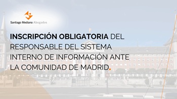Alerta: inscripción de responsables de sistemas de información en la Comunidad de Madrid, por <a href="/santiagomediano/">Santiago Mediano Abogados</a>  togas.biz/articulos/arti…