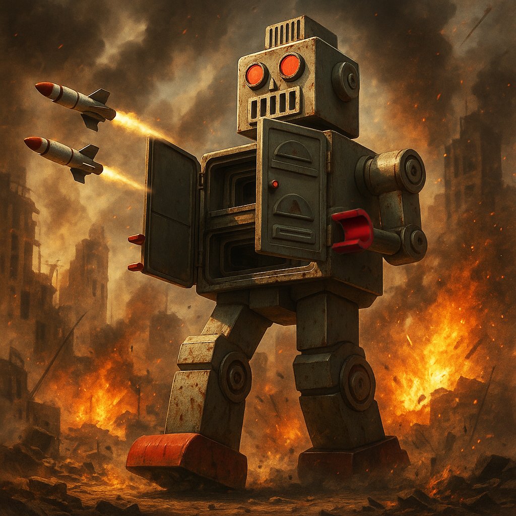 vntgrobots's tweet image. 🔥 𝗧𝗶𝗻𝗧𝗶𝘁𝗮𝗻 𝗵𝗮𝘀 𝗻𝗼 𝗰𝗵𝗶𝗹𝗹.
He opens his chest — and war begins.
Two missiles. One target. Zero mercy.

Retro never hit this hard. 💥🤖

#VNTGRobots #SolanaGaming #NFTs #Web3Gaming