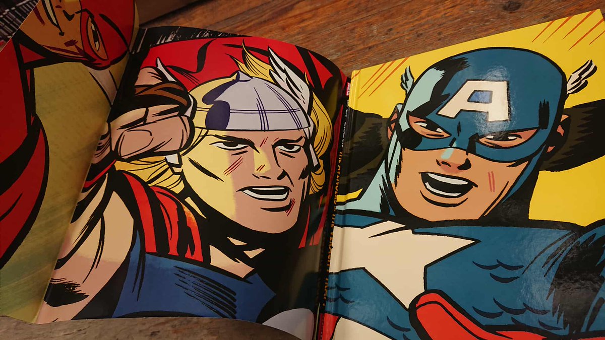 OKComics's tweet photo. Beautifully designed, absolutely belting love letter to classic Marvel comics, even giving the main characters their own Masterwork Pin-Up. And then... well, it gives much more than I was expecting.
@Michael_Cho #ChipKidd @AbramsComicArts #Avengers
https://t.co/6lptaeTCY7 https://t.co/2yWbh16wOE