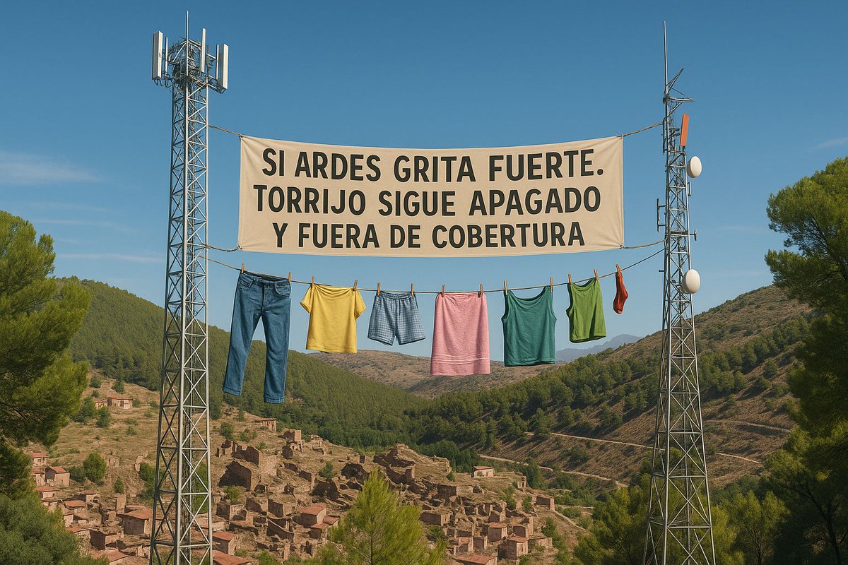 📢 TORRIJO DE LA CAÑADA EXIGE COBERTURA YA 📢

En pleno 2025, seguimos incomunicados. En Torrijo de la Cañada, Movistar nos ha dejado fuera de cobertura. No es solo una molestia: es un riesgo para nuestras vidas.
En los últimos meses, dos accidentes en nuestra carretera [sigue⬇️]