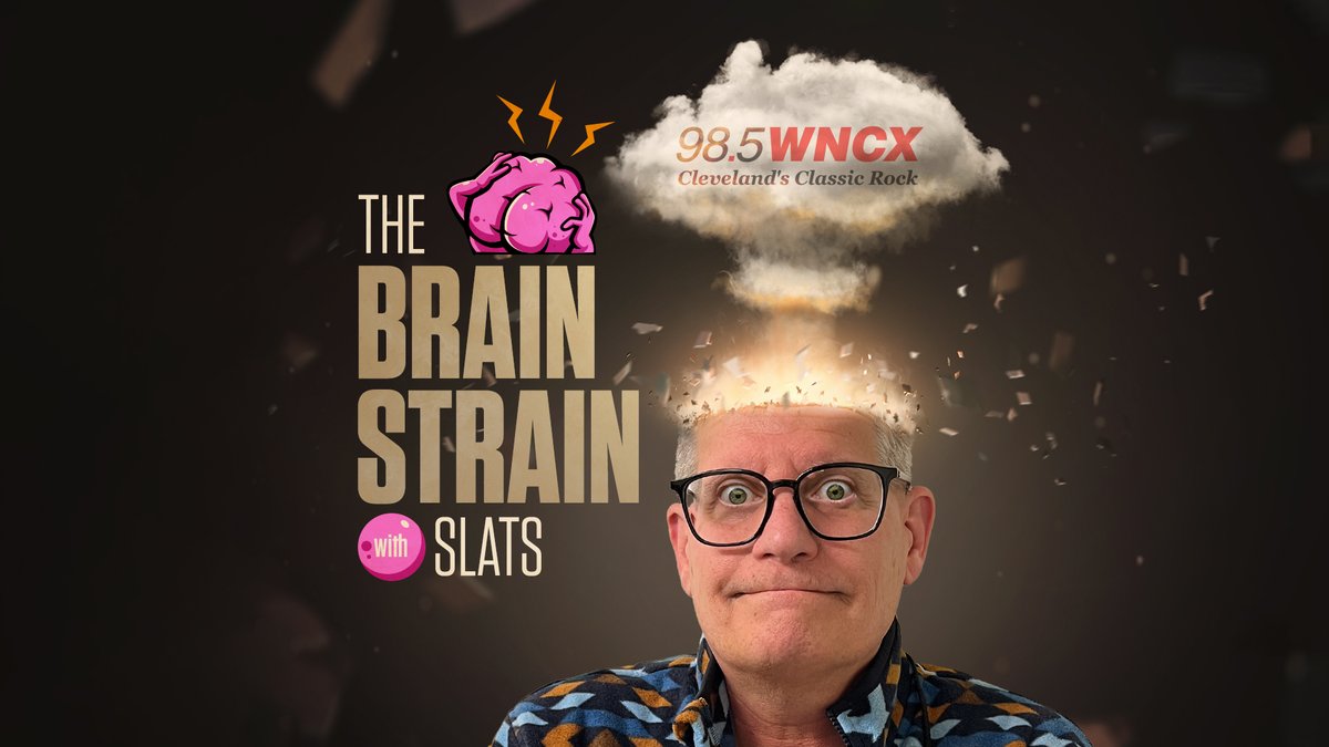 🧠 Thursday Brain Strain!
Slats is serving up the trivia at 7:40 — crack the clue and score a prize!
Flex those brain muscles, Cleveland. #BrainStrain #ClassicClevelandSummer