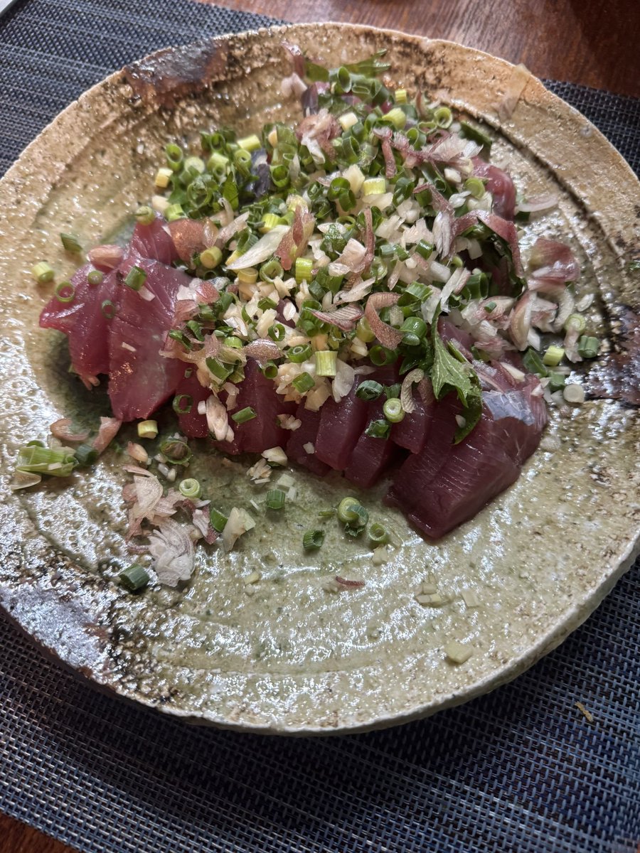 今日の一品

トカラ沖のカツオ
薬味モリモリ