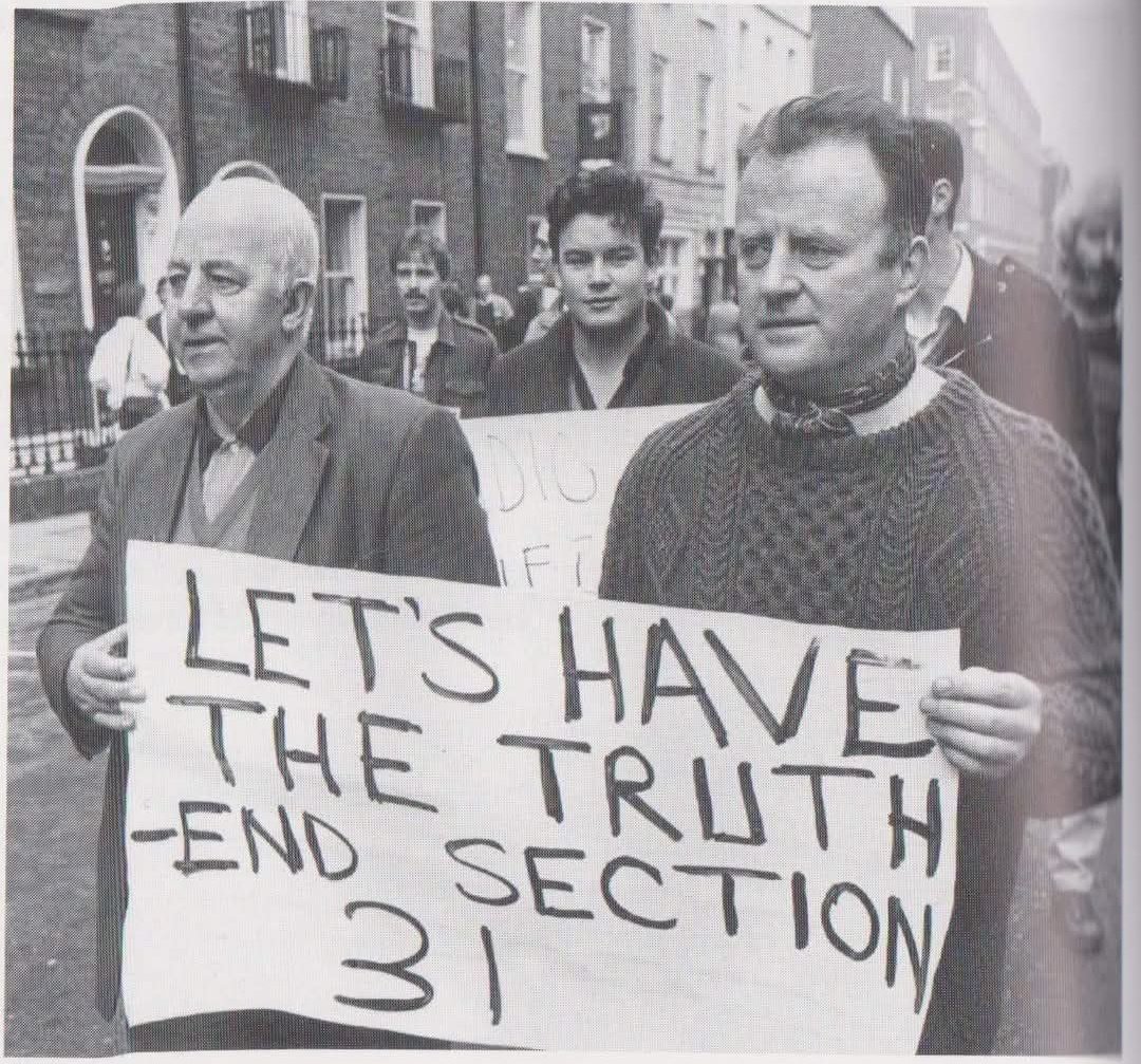 The irony of Christy Moore signing a letter to cancel the Mise Éire festival  at the Mayflower Community Hall on August 23.  Christy Moore was at the forefront of protesting against censorship restrictions under Section 31 of the  Broadcasting Act, eventually lifted in 1994,