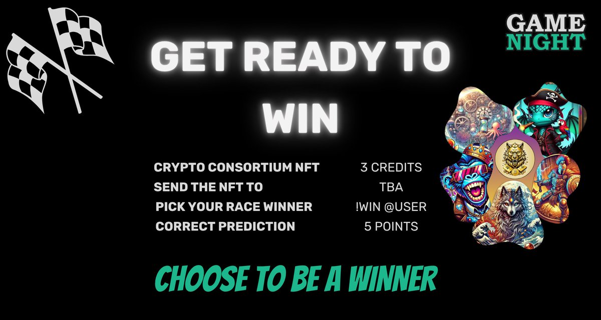 Game Night is about to get even more exciting! 

‼️Join us on August 24 - 5 PM UTC for a new season and a new nail biting feature! 

✨Get your Crypto Consortium NFT here: 
app.ebisusbay.com/collection/cro…

(More info to follow on our Discord!)