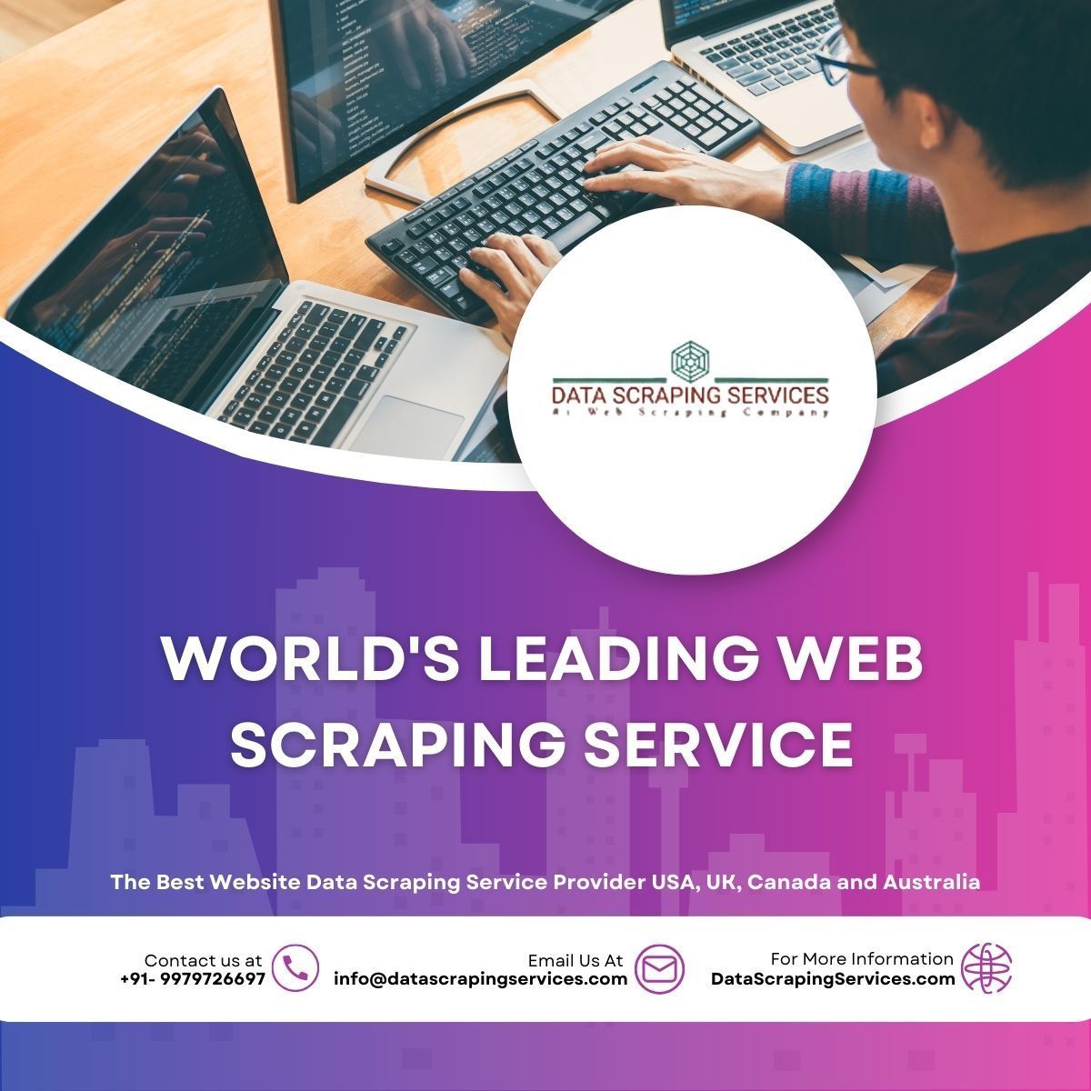 _datascraping's tweet image. For effective and scalable data extraction, Datascrapingservices.com is your trusted partner. We turn data challenges into valuable growth opportunities. Connect with us at info@datascrapingservices.com. #EffectiveDataExtraction #ScalableSolutions #GrowthOpportunities