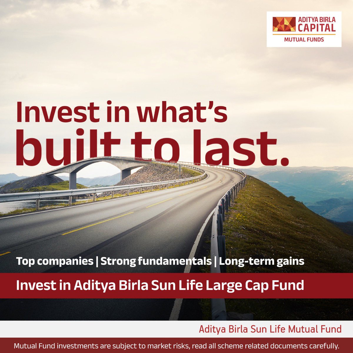 abslmf's tweet image. Like the giants that shape our world, ABSL Large Cap Fund invests in industry titans — stable, proven leaders building legacies. Power your portfolio with strength and long-term growth. 💼📈

Invest today: tinyurl.com/44jta7xu

#LargeCapFund #AdityaBirlaSunLifeMutualFund #ABSL