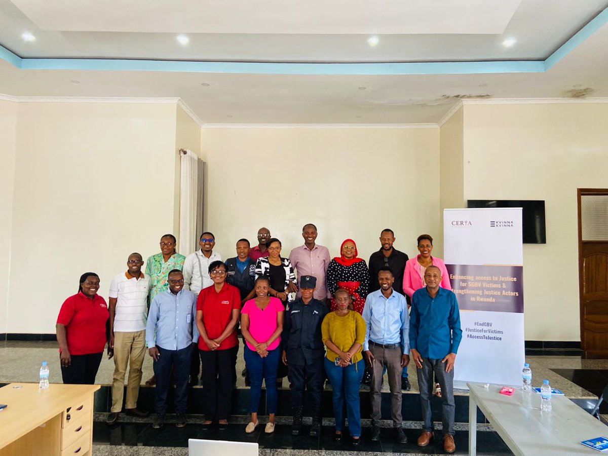 Center for Justice and Advocacy (@_cja__) on Twitter photo This week, CJA in collaboration with <a href="/KvinnaKvinnaINT/">Kvinna till Kvinna International</a>
hosted a 2-day Training of Trainers in <a href="/KireheDistrict/">Kirehe District</a> focused on strengthening institutional responses to SGBV. With key actors from police, courts, & NGOs the goal was clear: to build a more survivor-centered justice system. This week, CJA in collaboration with <a href="/KvinnaKvinnaINT/">Kvinna till Kvinna International</a>
hosted a 2-day Training of Trainers in <a href="/KireheDistrict/">Kirehe District</a> focused on strengthening institutional responses to SGBV. With key actors from police, courts, & NGOs the goal was clear: to build a more survivor-centered justice system.