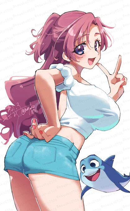 エッチな服を着たオリキャラの絵を描いてフォロワーを怖がらせましょう!