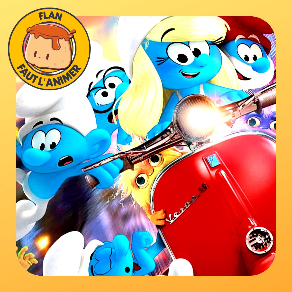 Ils sont tout bleu mais c'est pas un film très très long par James Cameron. Les Schtroumpfs virgule le film, c'est du FLAN ou c'est pas du FLAN ?

👇👇👇