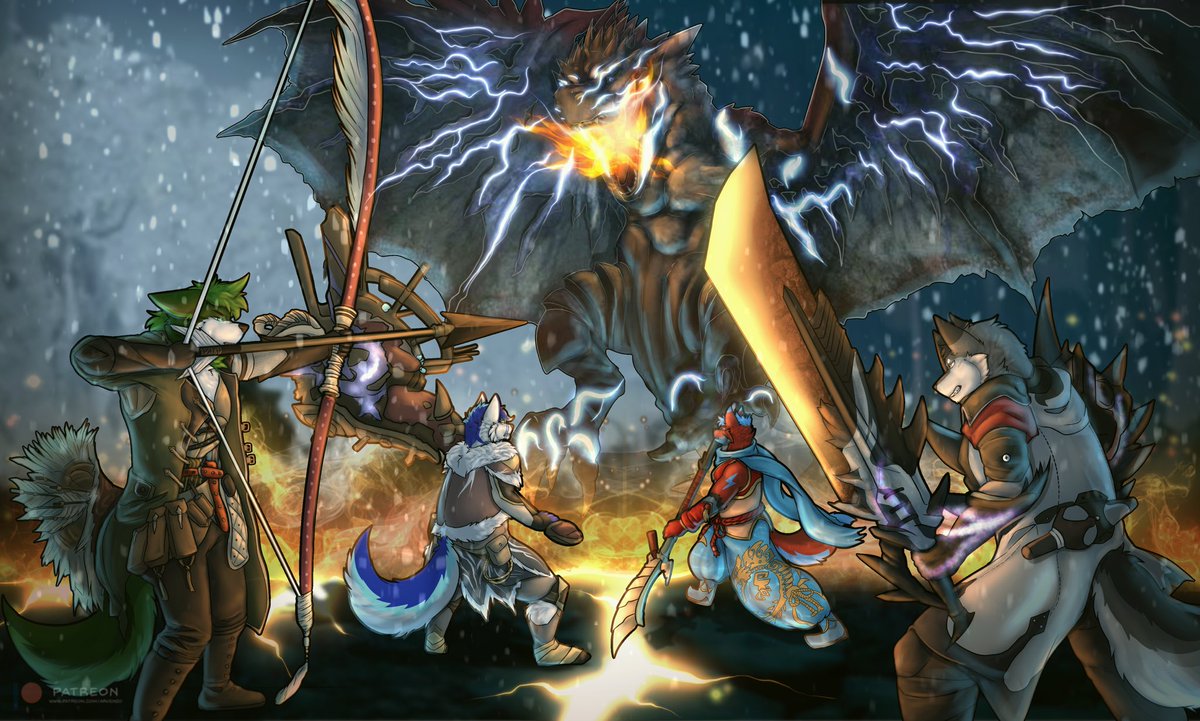 Had to post it here, cuz im so happy with the results 🥹

OCs:
<a href="/The_Warwolf113/">Warwolf113🔜Megaplex & Eurofurence</a>
<a href="/TateStrikerWolf/">Tate Striker ⚡️</a>
<a href="/Crypto_Ryezin/">U̵̢͓̲͓̹͆̍N̷̥̱̗͗͠</a>
<a href="/Rex_Frostbite/">Rex Frostbite 🐺 18+</a>