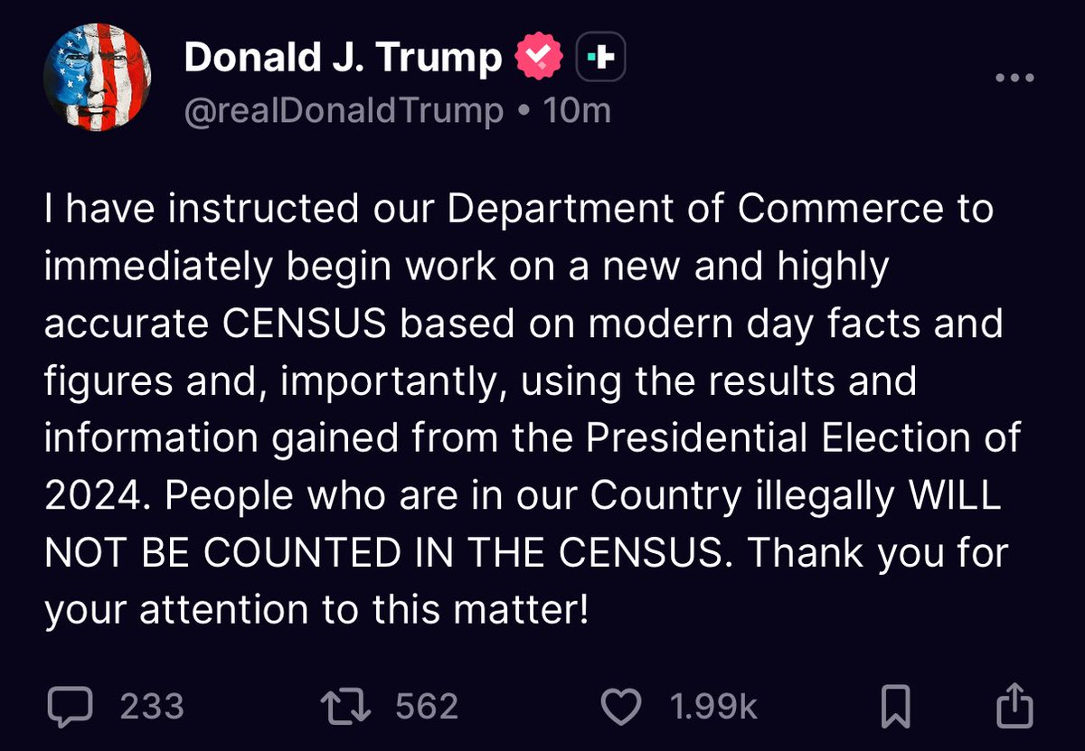 🚨I completely agree with President Trump. If you are here illegally you get zero representation. The only thing you get is deported.