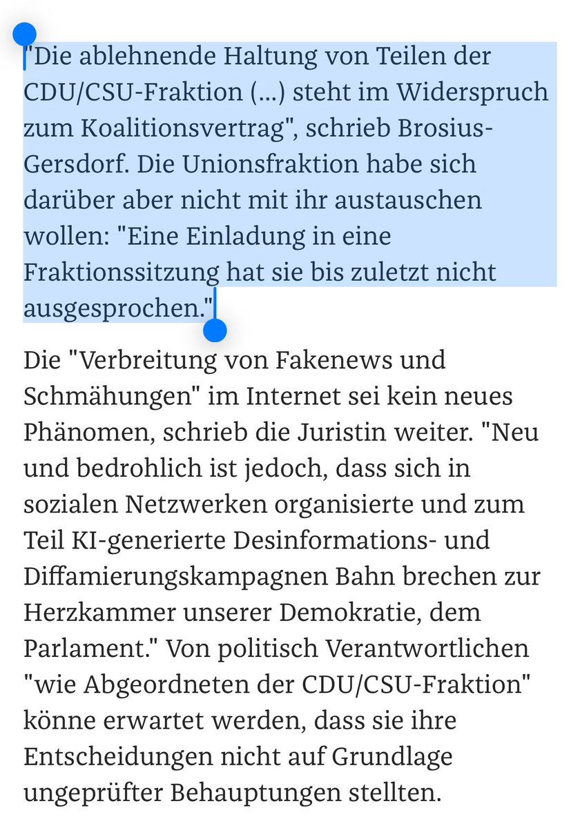 Herr Ha aus Be 🪴 (@hoffnungsvo11) on Twitter photo So sieht es aus, wenn man Verantwortung & Tragweite des eigenen Handelns nicht erkennt. Wer sich sachlichem Austausch verweigert, zeigt nicht nur Respektlosigkeit gegenüber demokrat. Prozessen, sondern auch mangelnde Reflexion. #BrosiusGersdorf
<a href="/bundeskanzler/">Bundeskanzler Friedrich Merz</a> <a href="/jensspahn/">Jens Spahn</a> <a href="/cducsubt/">CDU·CSU</a> So sieht es aus, wenn man Verantwortung & Tragweite des eigenen Handelns nicht erkennt. Wer sich sachlichem Austausch verweigert, zeigt nicht nur Respektlosigkeit gegenüber demokrat. Prozessen, sondern auch mangelnde Reflexion. #BrosiusGersdorf
<a href="/bundeskanzler/">Bundeskanzler Friedrich Merz</a> <a href="/jensspahn/">Jens Spahn</a> <a href="/cducsubt/">CDU·CSU</a>