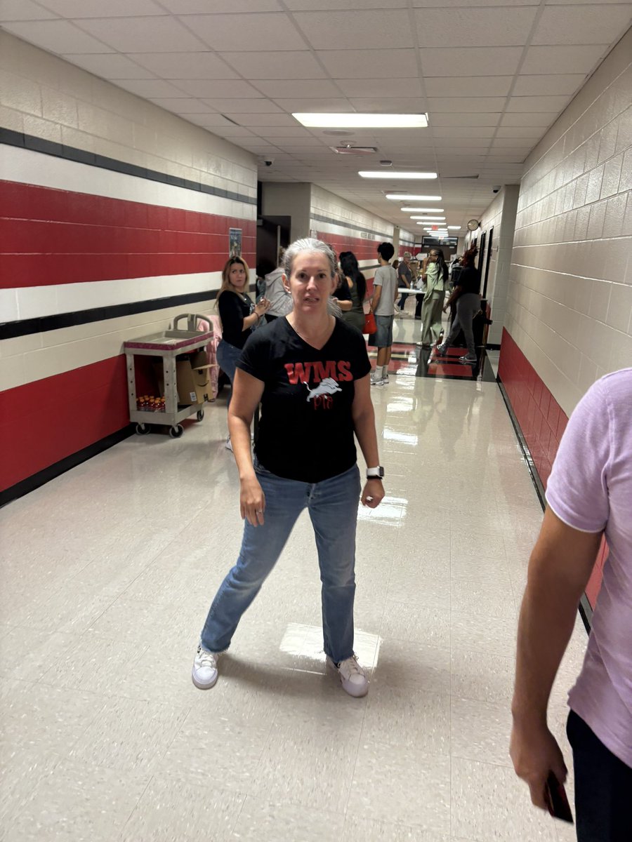PTO caught in action as they give out supplies to teachers 
<a href="/HumbleISD_WMS/">Woodcreek Middle</a>