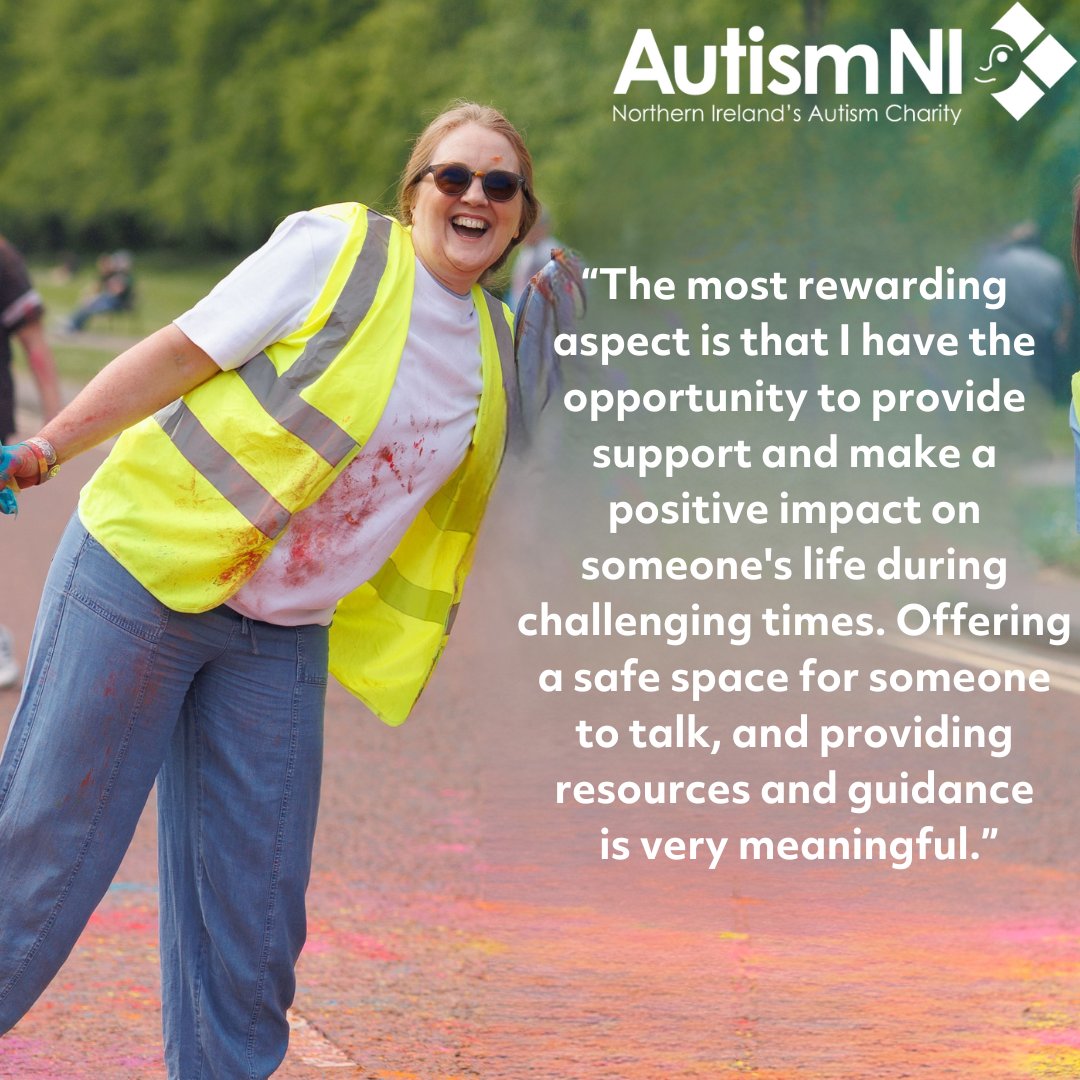 Our Helpline Heroes 📞
Meet Maeve, one of our Helpline Officers, who shares what she appreciates most about her role.
Autism NI's Helpline is available Monday to Friday, 9am to 5pm, and is open to everyone.
Call us on 028 9040 1729, or visit autismni.org