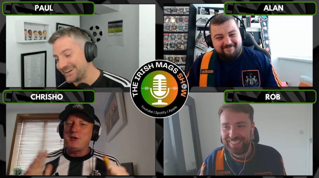 The Irish Mags (@irishmagsnufc) on Twitter photo New Irish Mags Show - Out Now! ๐
Episode #87 - Here We Go AGAIN with <a href="/Roobenstein7/">Roobenstein</a> !!
Paul, Alan and Chrisho are joined by a returning Rob aka <a href="/Roobenstein7/">Roobenstein</a> as we witness yet another car crash in Newcastle Unitedโs summer transfer window ๐คฆ
Links below ๐
#IrishMags | #NUFC New Irish Mags Show - Out Now! ๐
Episode #87 - Here We Go AGAIN with <a href="/Roobenstein7/">Roobenstein</a> !!
Paul, Alan and Chrisho are joined by a returning Rob aka <a href="/Roobenstein7/">Roobenstein</a> as we witness yet another car crash in Newcastle Unitedโs summer transfer window ๐คฆ
Links below ๐
#IrishMags | #NUFC
