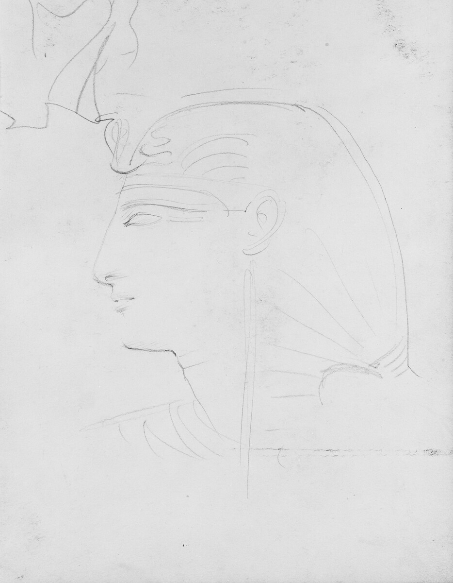 Egyptian Relief Head #artbots #sargent