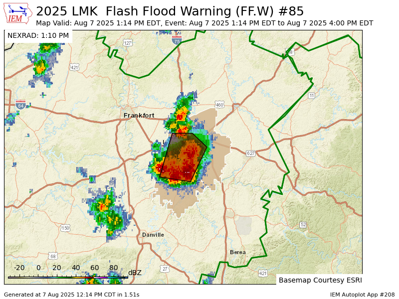 LMK issues Flash Flood Warning [flash flood: radar indicated] for Fayette, Jessamine [KY] till Aug 7, 4:00 PM EDT mesonet.agron.iastate.edu/vtec/f/2025-O-…
