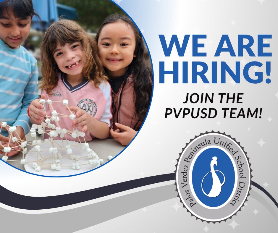 PVPUSD (@pvpschools) on Twitter photo Looking for an amazing career opportunity that empowers you to make a big impact? PVPUSD is hiring dedicated educators and professionals to join our team! 💪
Explore a variety of openings in teaching and support roles: edjoin.org/Home/Jobs?keyw… #PVPUSDProud Looking for an amazing career opportunity that empowers you to make a big impact? PVPUSD is hiring dedicated educators and professionals to join our team! 💪
Explore a variety of openings in teaching and support roles: edjoin.org/Home/Jobs?keyw… #PVPUSDProud