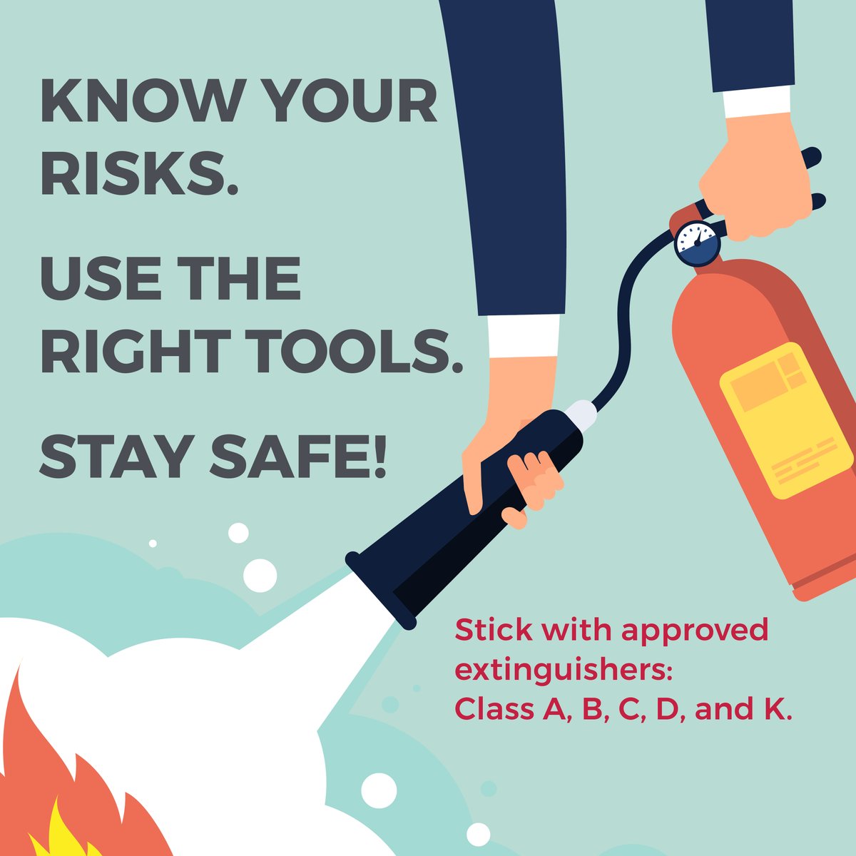 🔋 Lithium-ion batteries are everywhere — phones, e-scooters, e-bikes, toys, even cars. They pack a lot of energy, which means fire risk if damaged.

Beware of "Class L" extinguishers:
• Not UL tested
• Not recognized by NFPA 10 (2022)

Stick with approved types: A, B, C, D, K.