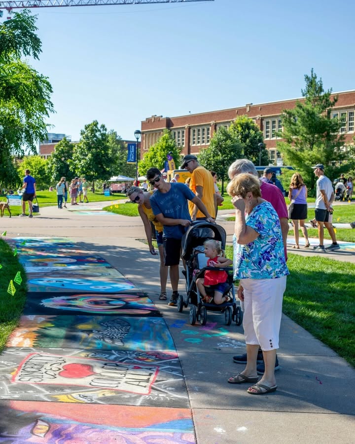 UW-Eau Claire (@uweauclaire) on Twitter photo Still dreaming about Chalkfest 💙 💛 Just a few weeks ago, we welcomed 186 artists to campus, bringing their drawings to life on our sidewalks! 🎨
It's hard to pick a favorite - check out all the entries here: volumeone.org/photos/sets/20…
📷 Photos by Grace Cremeens / <a href="/VolumeOne/">Volume One</a> Still dreaming about Chalkfest 💙 💛 Just a few weeks ago, we welcomed 186 artists to campus, bringing their drawings to life on our sidewalks! 🎨
It's hard to pick a favorite - check out all the entries here: volumeone.org/photos/sets/20…
📷 Photos by Grace Cremeens / <a href="/VolumeOne/">Volume One</a>