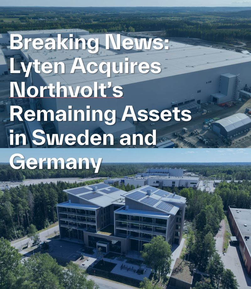 🔋💪#Lyten @LytenInc, a California #startup with 250 employees, has walked away with $5 billion of often brand new, cutting-edge assets owned by failed European #battery giant #Northvolt @northvolt
#battchat #battsolid #solidstatebattery