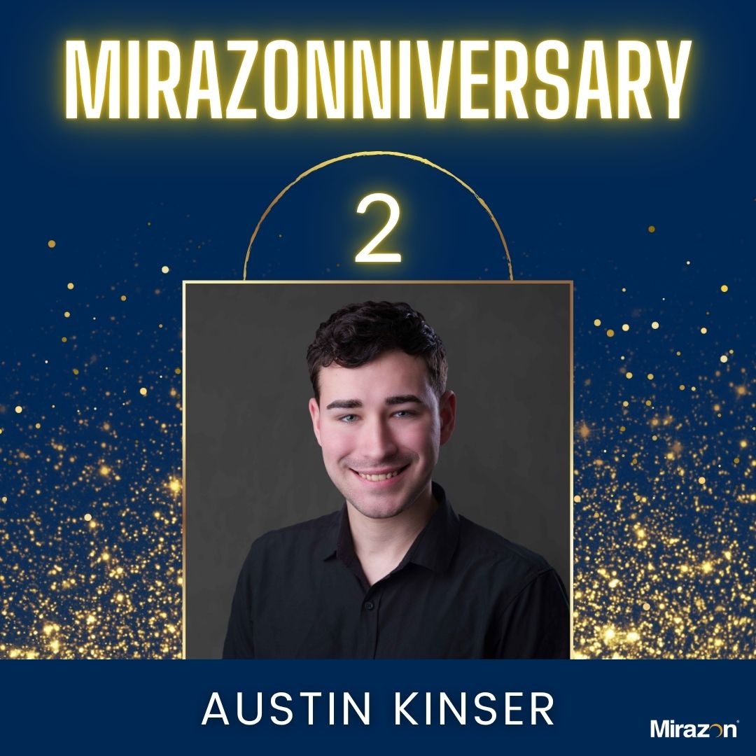 🎉 Happy 2nd #Mirazonniversary to Austin! 🎉
From day one, you've brought expertise, energy, and a whole lot of heart to the team. Here's to two amazing years — and many more to come! 💻🚀